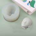 Silicone Doll Face Mold for Chocolate Candy Making 3D Baby Head Mold
