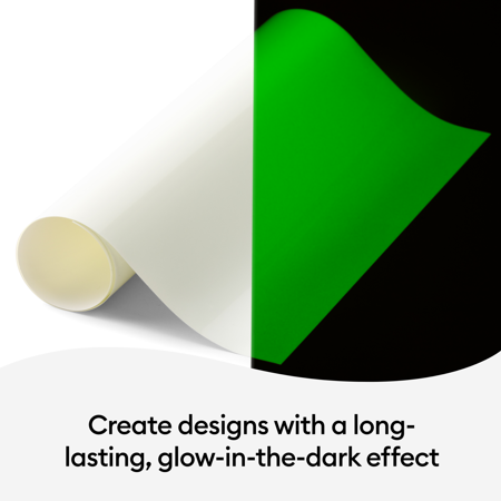 UPC: 0093573807503 | Cricut® Glow-in-the Dark Iron-On™ Vinyl  12  x 24