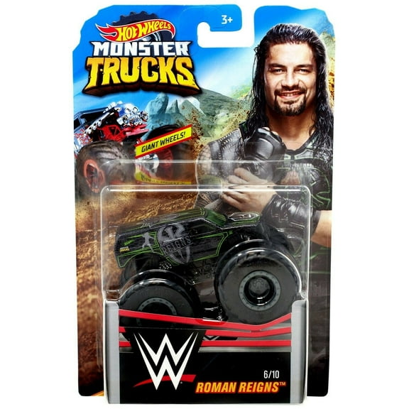 Hot Wheels Monster Trucks WWE Roman Reigns Die-Cast Car