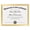 Gold-1, variant on Certificate Frame With Clear Plexiglass  8.5 By 11 Picture Diploma Document Degree Frames For Wall And Tabletop 1 Pack