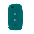 thumbnail image 1 of funda protectora de silicona remota de 3 botones para llave de coche volkswagen vw polo tiguan passat b5 b6 b7 golf eos scirocco jetta mk6 skoda octavia key case huangjie unisex, 1 of 2