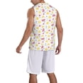 thumbnail image 2 of Sikiie Tropical Fruit Basketball Jersey Reversible Men's Mesh Athletic Sports Shirts Training Practice S-4XLXX-Large, 2 of 6