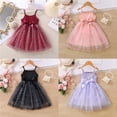 thumbnail image 2 of 2023, vestido de tul con lentejuelas de estrellas para niñas, Vestidos de boda de princesa de verano, disfraz de fiesta para niños, Vestidos de graduación para niños, ropa 120 (5T) Gao Jinjia LED, 2 of 2