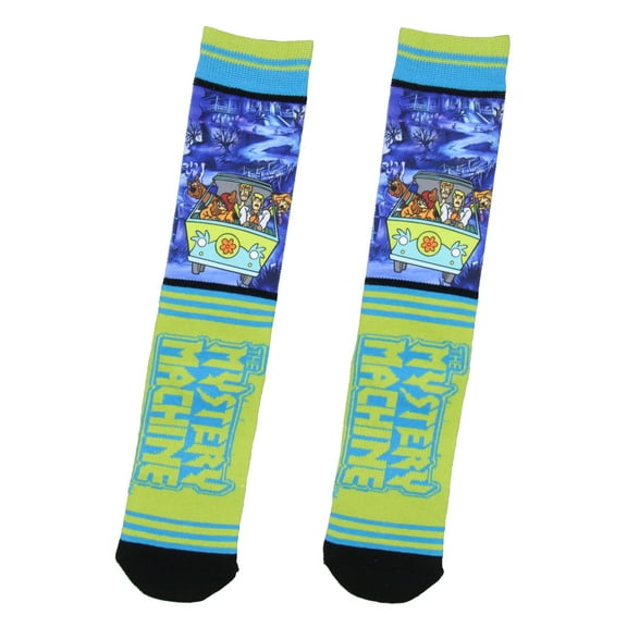 Scooby-Doo Mens' The Mystery Machine Sublimated Crew Socks
