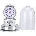 thumbnail image 4 of AMONIDA Silent Table Desk Clock European Vintage Style With Cover Home Living Room Decor,Decorative Table Clock,Vintage Desk Clock, 4 of 8