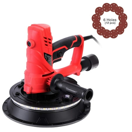 Machine Handheld - VIVOHOME 850W Electric Adjustable Variable Speed Hand Held Drywall Sander Machine with Automatic Vacuum System LED Light and Dust Bag