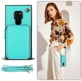 thumbnail image 2 of Funda tipo cartera para Huawei Mate 20 con tarjetero y correa para el hombro para mujer, 2 of 5