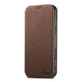 thumbnail image 5 of Feishell Wallet Case for iPhone 16 Pro Max,Compatible with MagSafe Wireless Charging,Retro PU Leather Magnetic Closure Folio Flip Stand Credit Card Slots Shockproof Slim Phone Case,Brown, 5 of 7
