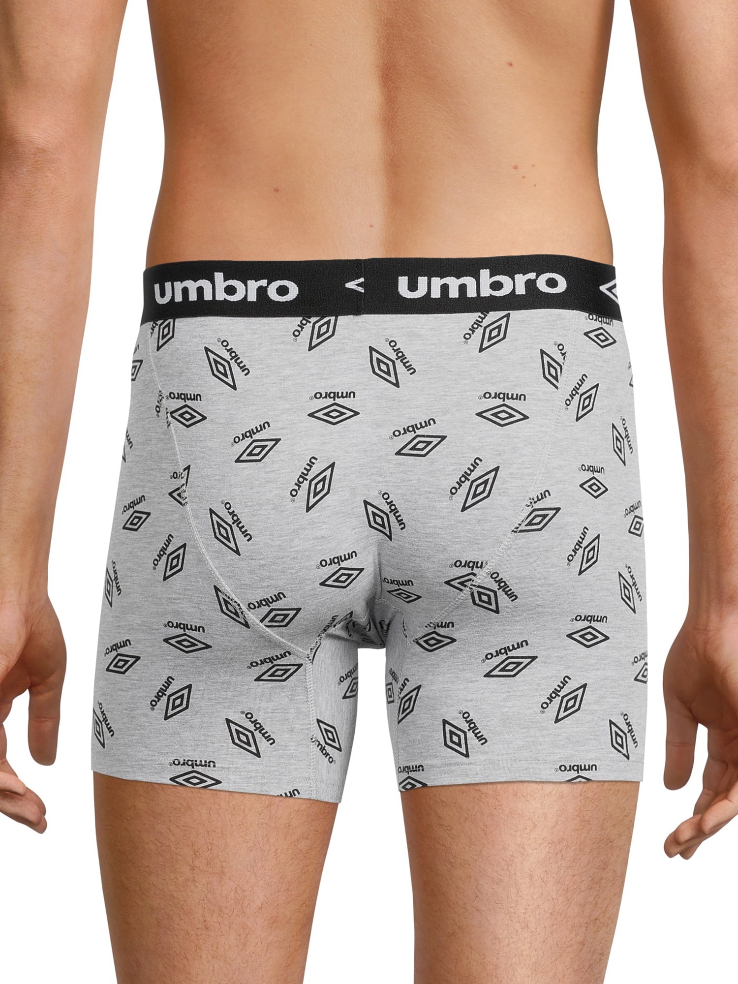 Umbro Men's Cotton Stretch Boxer Briefs, 3-Pack