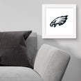 thumbnail image 5 of Gallery Pops NFL Philadelphia Eagles - Primary Mark Wall Art, White Framed Version, 12" x 12", 5 of 6