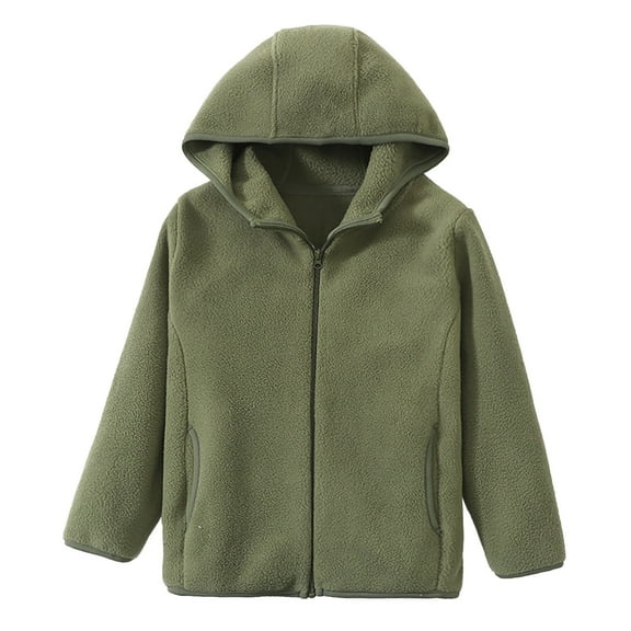 Kids Fall Jackets Girls And Jacket Children Boys Girls Winter Windproof Solid Zipper Hooded Coat Jacket Kids Warm Outerwear Jacket