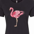 thumbnail image 4 of Inktastic Pink Flamingo Women's T-Shirt, 4 of 5