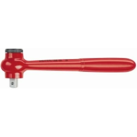 

Knipex 9842 1/2 In. Square Drive Insulated Reversible Ratchet