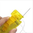 thumbnail image 5 of Enhebrador de aguja automático de 3 uds., herramienta de enhebrador de aguja fácil, guía de hilo automático, accesorios de costura de plástico, dispositivo de aguja de coser para coser a mano, 5 of 5