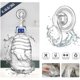 thumbnail image 3 of Multi-purpose Cup Hooks, Strong Reusable Vacuum Heavy Duty 6.6lbs Hooks, 3 of 5