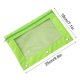 thumbnail image 2 of Three-hole Pen Case Transparent Document Folder Oxfords Cloth Storage Bag Large Airss Vent Large Capacity Stationery Bag, 2 of 7