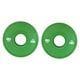 thumbnail image 5 of 2 discos de pesas para barras de 5 cm, con ranuras en el interior, accesorios compactos. 1 kg Verde, 5 of 9
