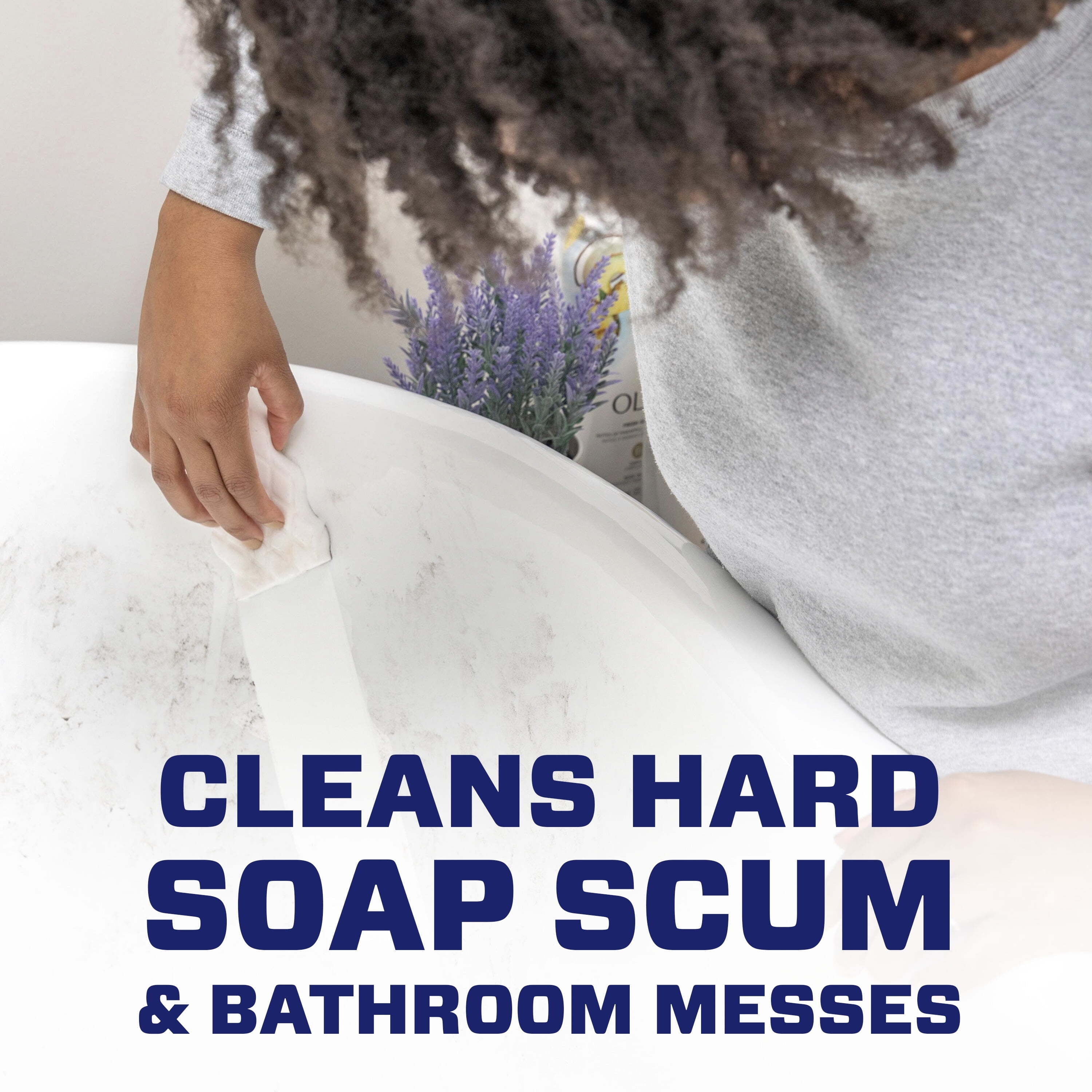 Mr. Clean Magic Eraser Bath with Febreze Lavender Scent, Cleaning Pads with Durafoam, 10 Ct