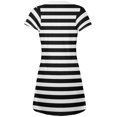 thumbnail image 2 of Costume Rayé de Prisonnier d'Halloween Old Time Juniors Robe de Plage à Col en V, 2 of 2