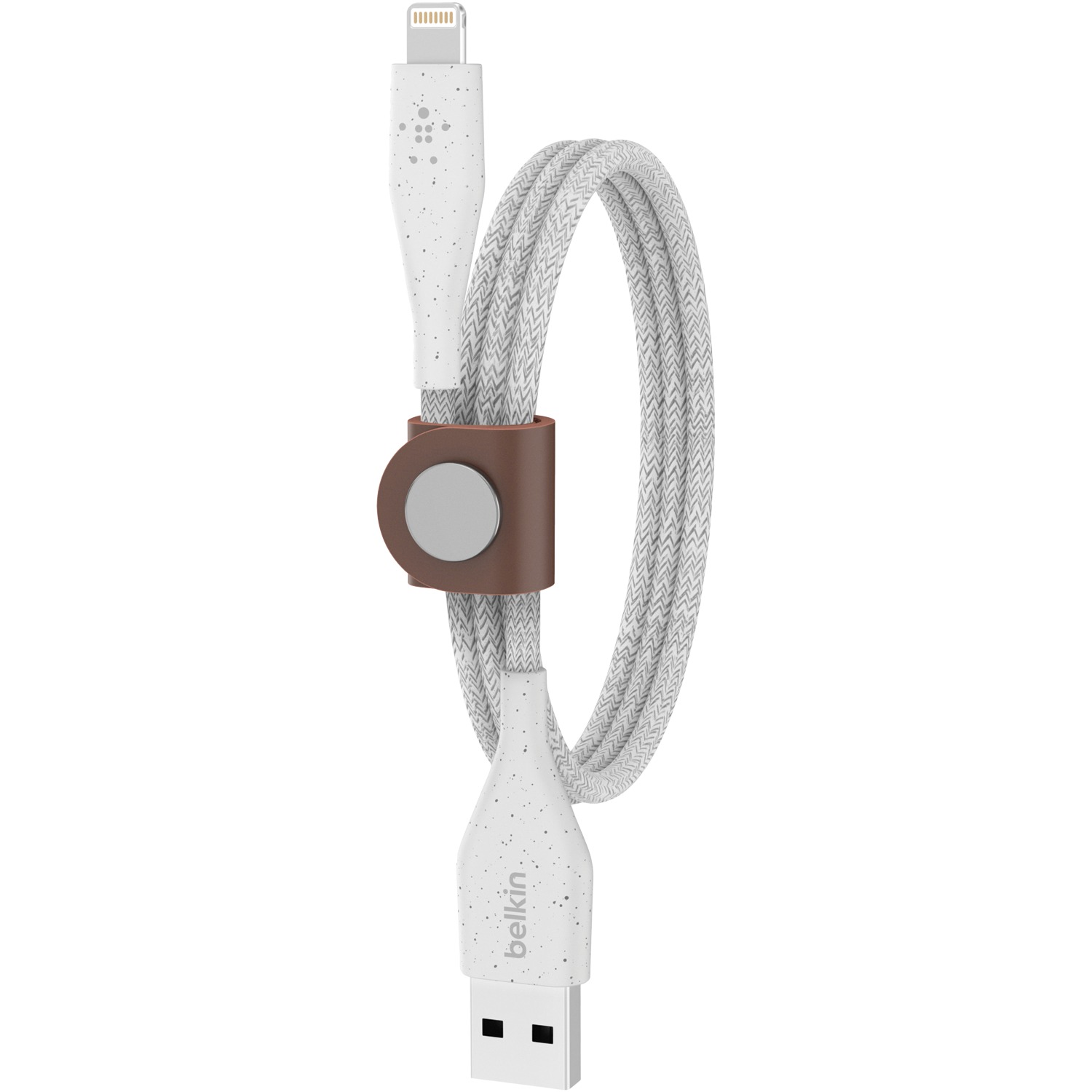 Belkin F8J236bt04-WHT DuraTek Plus Lightning to USB-A Cable, 4 Feet (White) - image 3 of 9