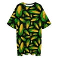 thumbnail image 3 of Veggiephile Corn Sleepshirts For Sleeping Travels Loose Sleepdress Pajama Dress Soft Nightdress Sleepwear, 3 of 7