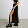 thumbnail image 6 of DHFJKG Gothic Punk Bodycon Skirt Women High Waisted Side Slit Lace Up Retro Summer Long Skirts 2026 Stylish Skirt, 6 of 7