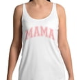 thumbnail image 2 of Pink Arched Mama Tank Top Unisex Large White, 2 of 5