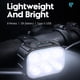 thumbnail image 2 of Juego de luces para bicicleta superbrillantes, luz LED recargable por USB para bicicleta, luz para bicicleta para montar de noche, parte delantera de bicicleta, 2 of 5