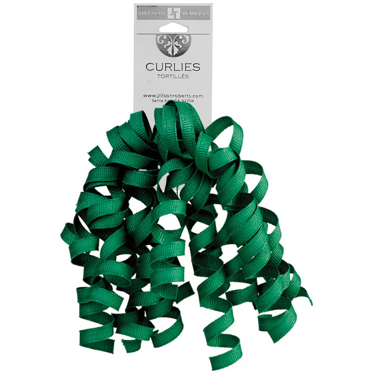 12 PACK Available in 8 Color Options Jillson & Roberts Curly Gift Topper Bows 