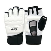 Half Finger Boxing Gloves Kids Leather Gloves for Taekwondo MMA