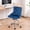 Blue, variant on JOYMOR Vanity Makeup Chair with Back, Gold Base Rolling Wheels, Adjustable Upholstered Swivel Nail Chair for Bedroom, Women & Girls