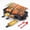 Detachable Electric Grill Pan - Includes Gift Bag, Black, variant on 2-in-1 Electric Grill & Griddle | 1500W Indoor Outdoor Grill with Non-Stick Plates, Grill Mesh, Temp Control, Dishwasher Safe | Smokeless Electric BBQ & Frying Pan, Holiday Gift