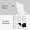 thumbnail image 6 of U Brands MOD Cork Bulletin Board Black and Gray Frame 20" x 16" 390U00-01, 6 of 6