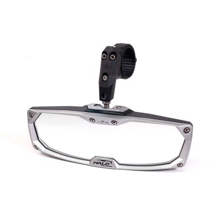 Seizmik 18025 Halo-Ra Cast Rear View Mirror W/Cast Aluminum Bezel - 2"