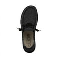 thumbnail image 3 of Hey Dude Women's Wendy Sox Micro Total Black Shoes (8), 3 of 3