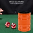 thumbnail image 4 of Miangastore Automatic Shaking Shaker Cup Dice Cup Orange Plastic 1Pack For Game Prop, 4 of 8