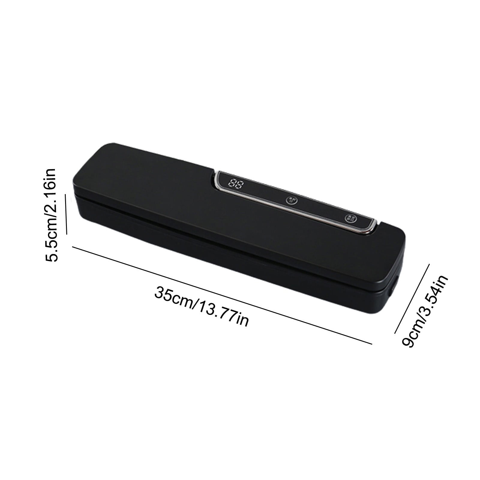Byujiro Vacuum Sealer Machine with Digital Display Automatic Food Sealer with 20 Vacuum Bags Compact Air Sealing System for Food Storage, Meal Prep & Kitchen Organization