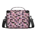 thumbnail image 3 of Lunch Box Pioneer Flower Floral Print Pattern Insulated Lunch Bag for Women Men,Medium Leakproof Lunchbox Cooler Bag Adjustable Strap,10 X 6.7 X 8 Inches, 3 of 6