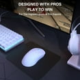thumbnail image 5 of AJAZZ AJ199 Gaming Mouse: 60g Ultra-Lightwieght-PixArt 26K Optical Sensor-26,000DPI - 6 Programmable Buttons- HyperSpeed Wireless/Wired- Esports & FPS Gaming,Low Back Curve（Ergonomic-White, 5 of 9
