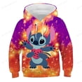 thumbnail image 2 of Moda Casual divertido Stitch sudaderas con capucha hombres mujeres niños Disney Anime 3D estampado sudaderas niño niña niños pulóver Cool Tops100 zhangmengya CONDUJO, 2 of 2