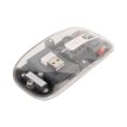 thumbnail image 2 of Ratón inalámbrico Bluetooth Ratón inalámbrico transparente Ratón portátil Ticfox, 2 of 12