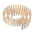 thumbnail image 1 of Uxcell 39" L x 2" H Mini valla de jardín en miniatura de madera, color natural, 1 of 1