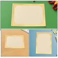 thumbnail image 3 of OULII 6Pcs Award Paper Certificates Certificate Inner Paper for Special Events Gold Paper, 3 of 8