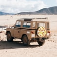 thumbnail image 4 of Bingfone Lemon Orange Spare Tire Cover Weatherproof Universal Wheel Protectors for RV Camper Travel Trailer SUV Truck-16 inch, 4 of 8