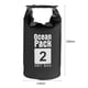 thumbnail image 2 of Organizador Bolsa seca impermeable Pack Saco Natación Kayak River Trekking (2L Negro) JShteea Libre de BPA, 2 of 8