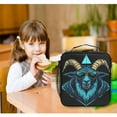 thumbnail image 6 of ALAZA Cool Goat Lunch Box Insulated Lunch Bag Reusable Thermal Cooler Tote School Picnic, 6 of 6