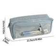 thumbnail image 2 of Mefallenssiah College Essentials High-Value Multifunctional Pencil Case Large-Capacity Student Cloth Stationery Bag Pencil Case, 2 of 4