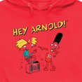 thumbnail image 3 of Hey Arnold! - Best Buds - Men's Pullover Hooded Fleece Sweatshirt, 3 of 5