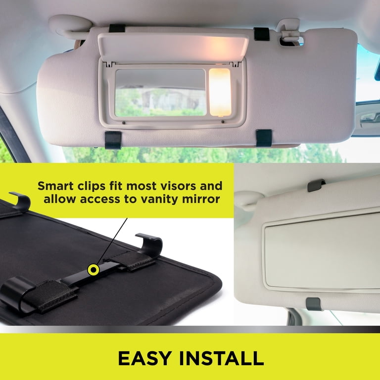 Auto Drive Car Sun Visor Organizer with Storage Pockets photo 8