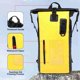 thumbnail image 3 of Waterproof Backpack Heavy Duty Roll-Top Closure Swim Bag with Front-Zipper Pocket, 3 of 5